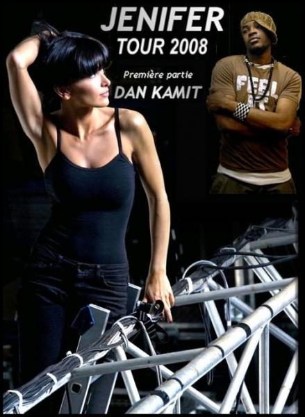 Dan Kamit en première partie de la tournée de Jenifer